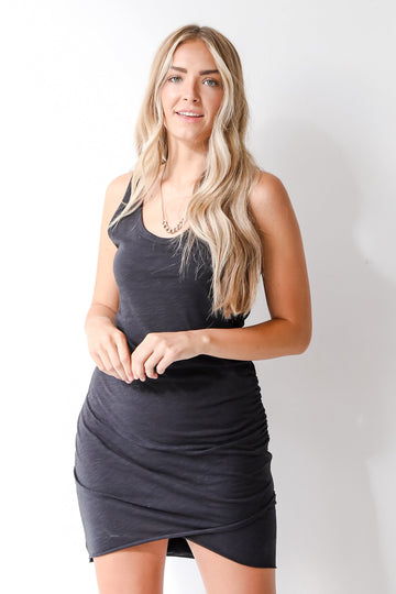 Centered On Style Ruched Mini Dress