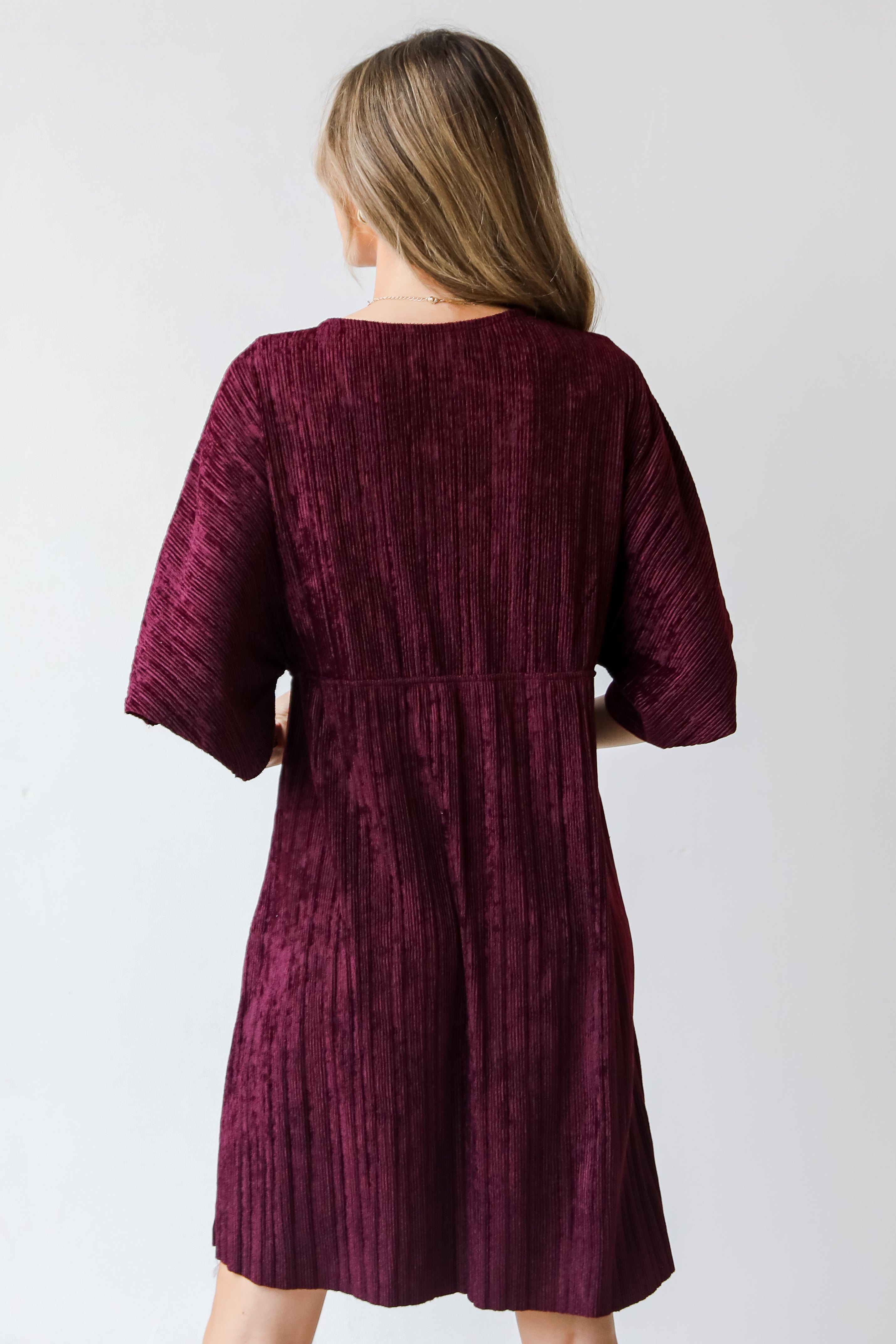 Crush On Me Velvet Babydoll Mini Dress