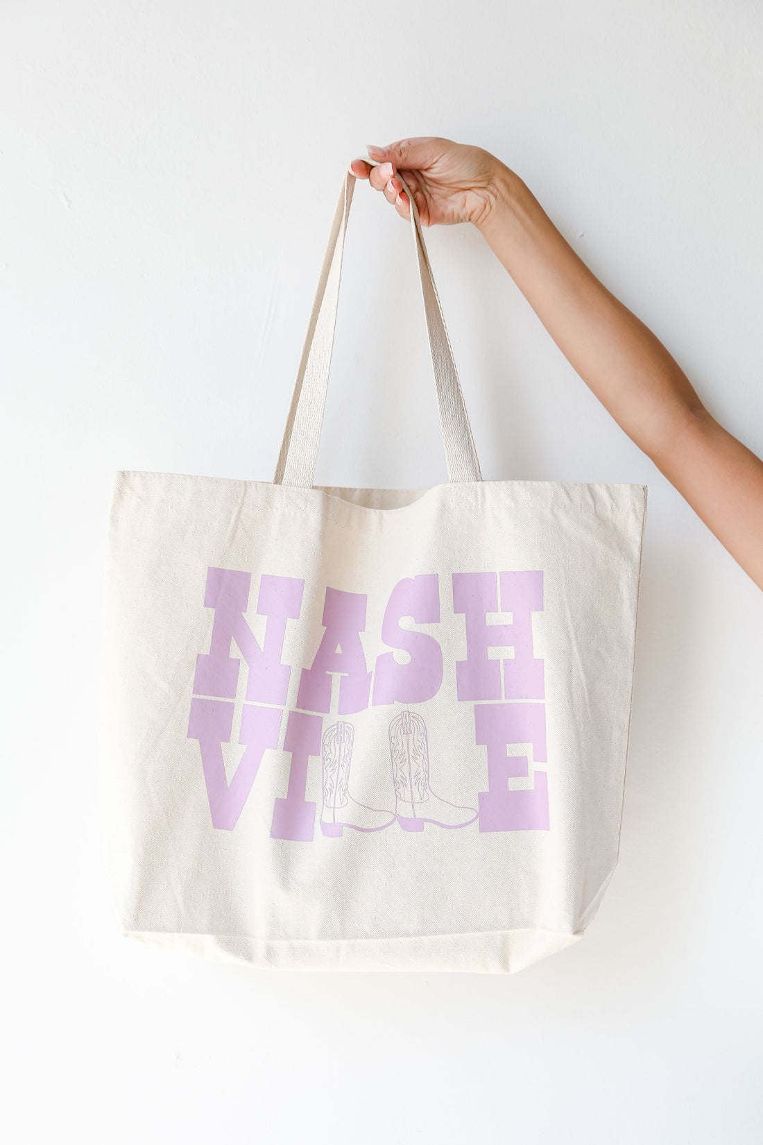Nashville Boots Large Tote Bag