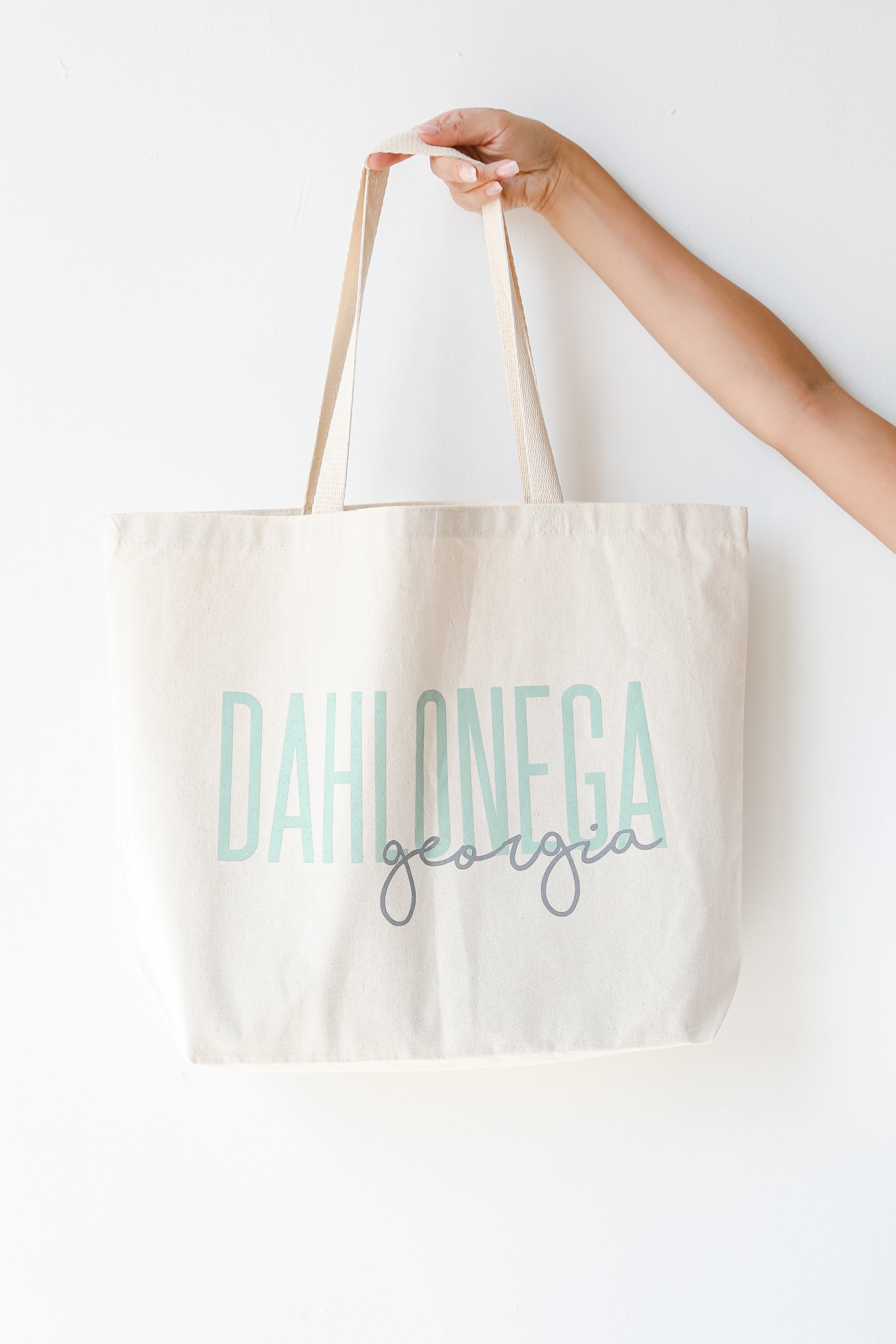 Dahlonega Georgia Script Large Tote Bag