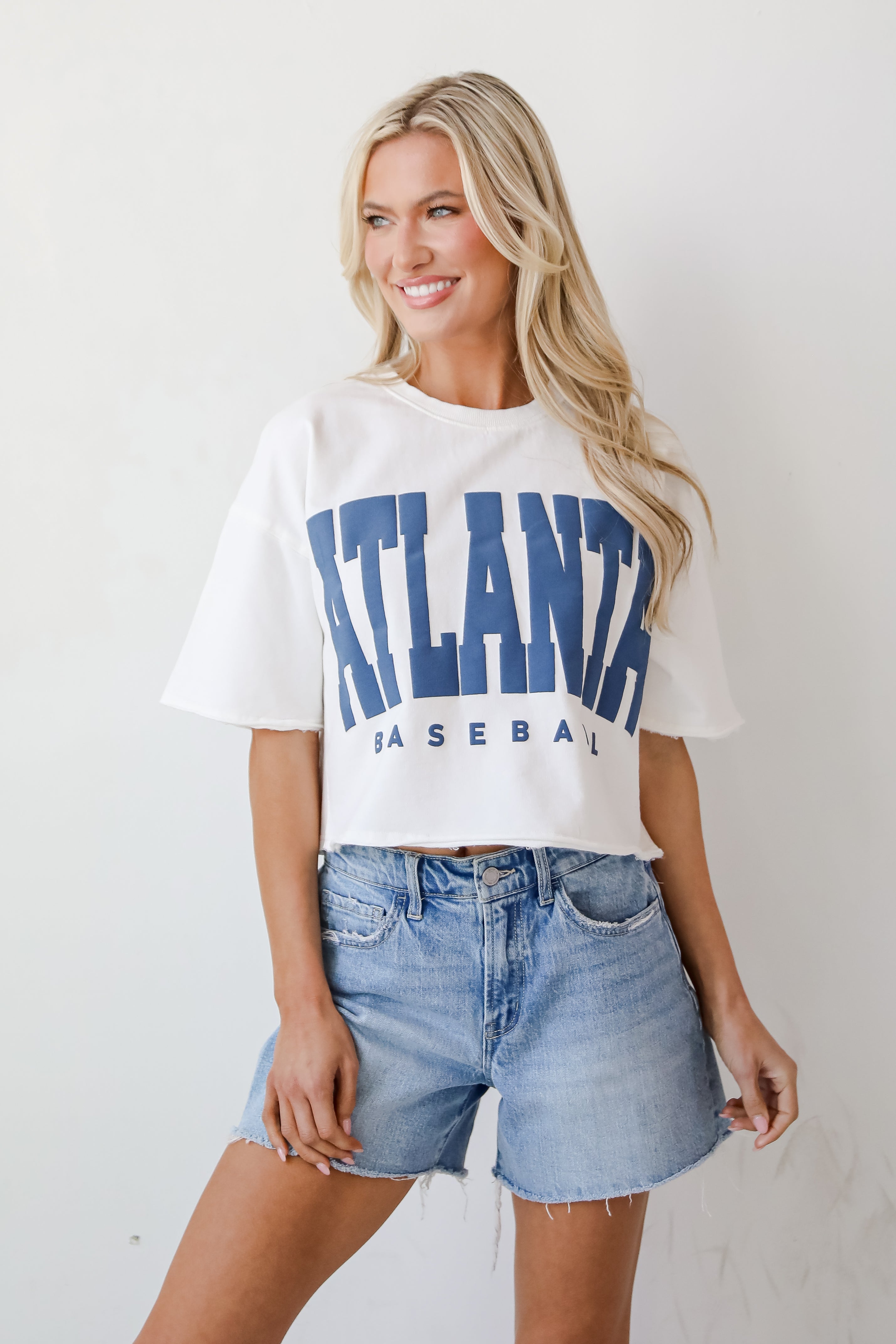 Atlanta Baseball Cropped Tee