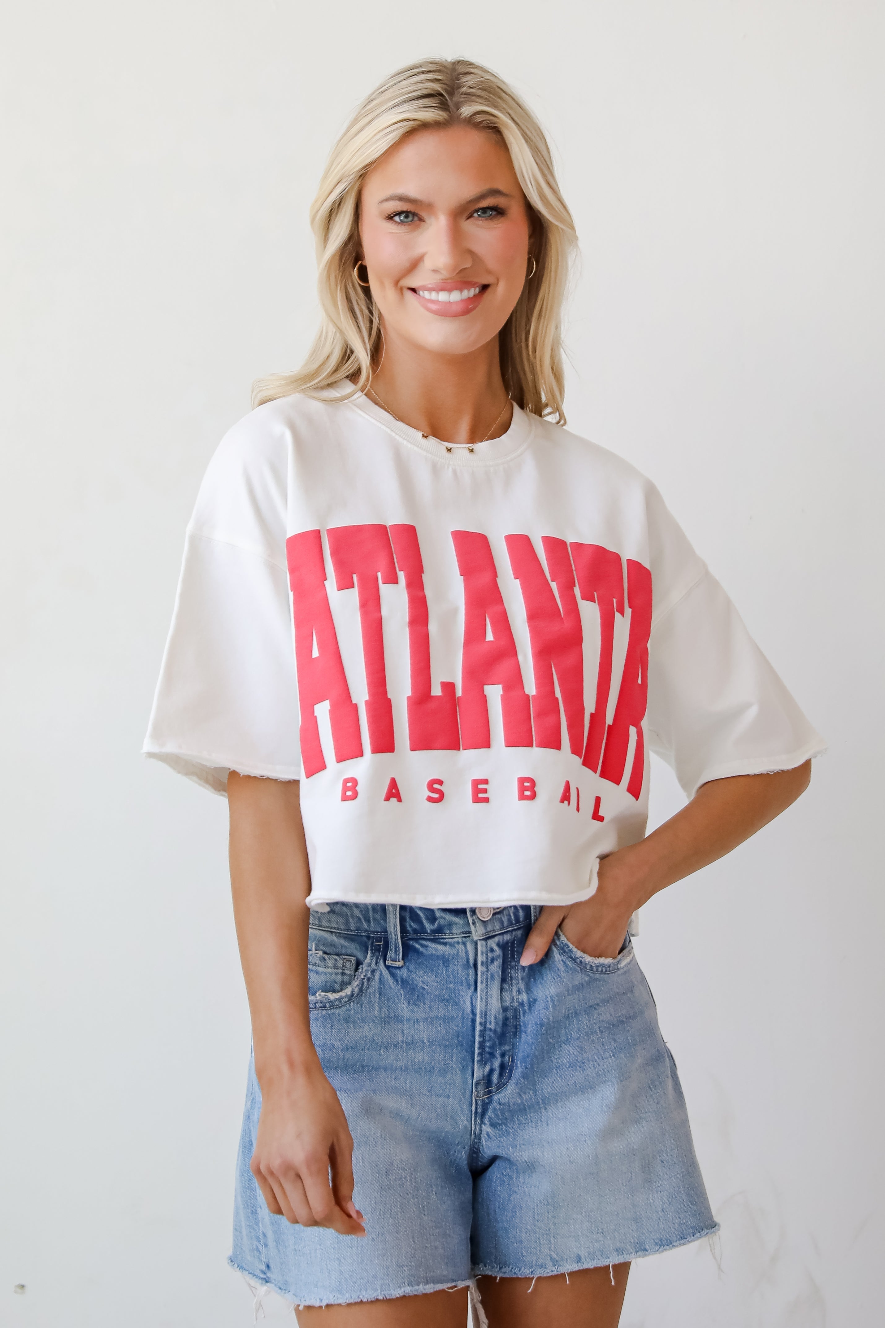 Atlanta Baseball Cropped Tee
