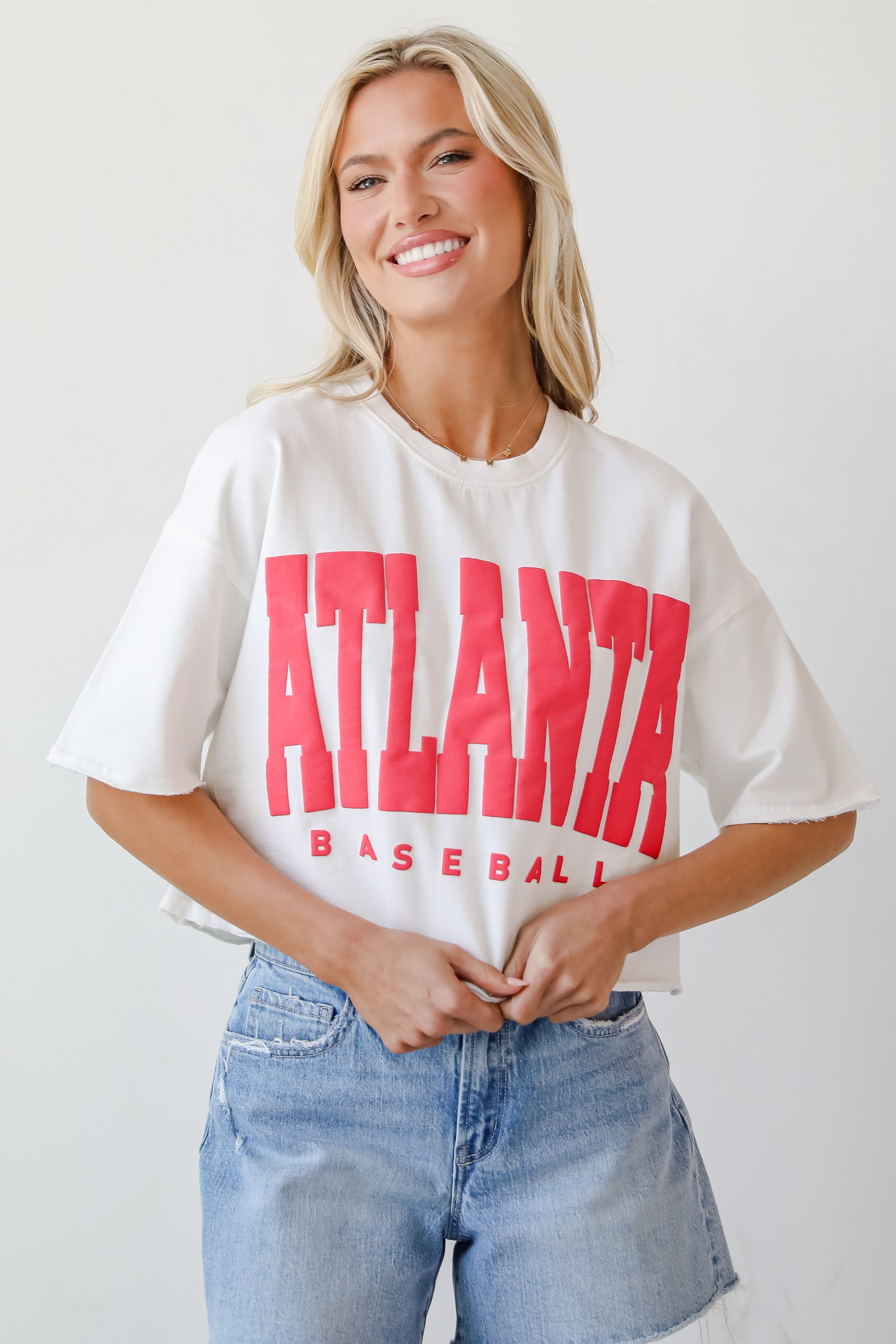 Atlanta Baseball Cropped Tee