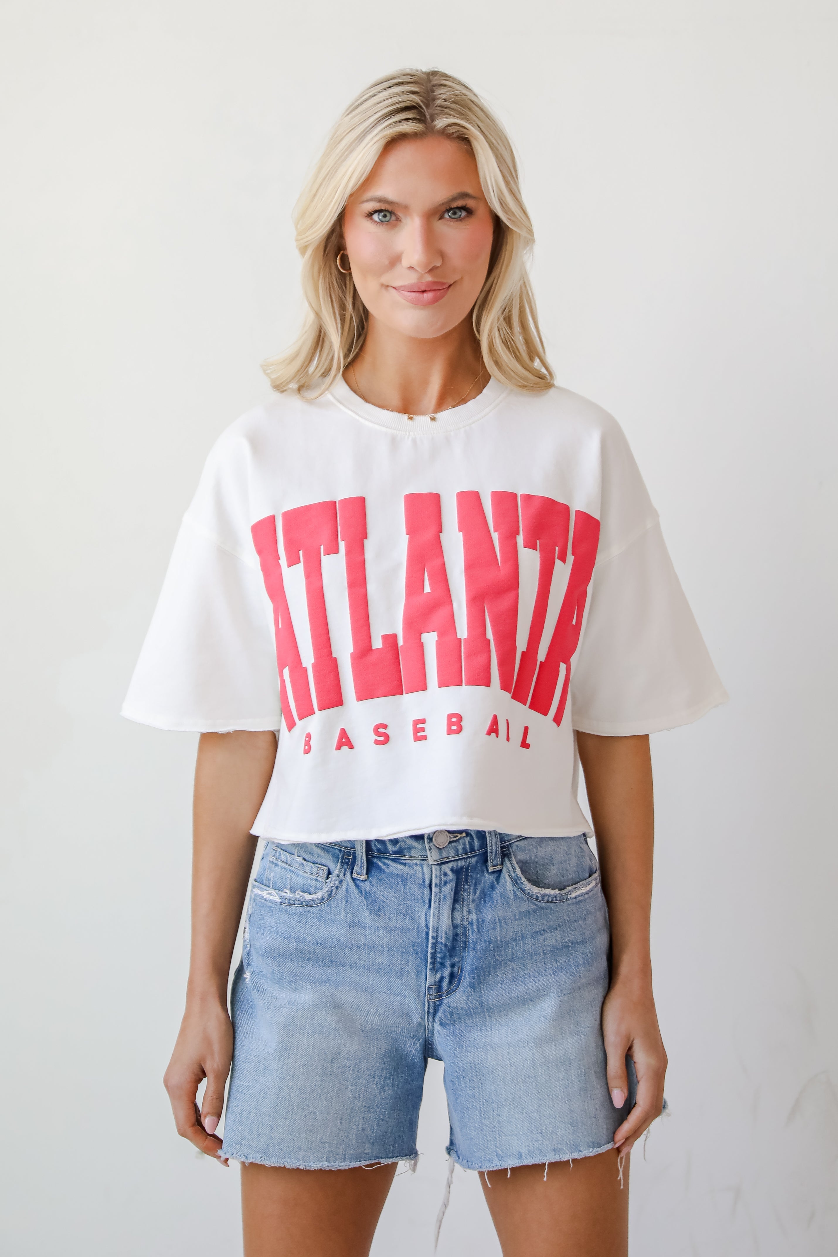 Atlanta Baseball Cropped Tee