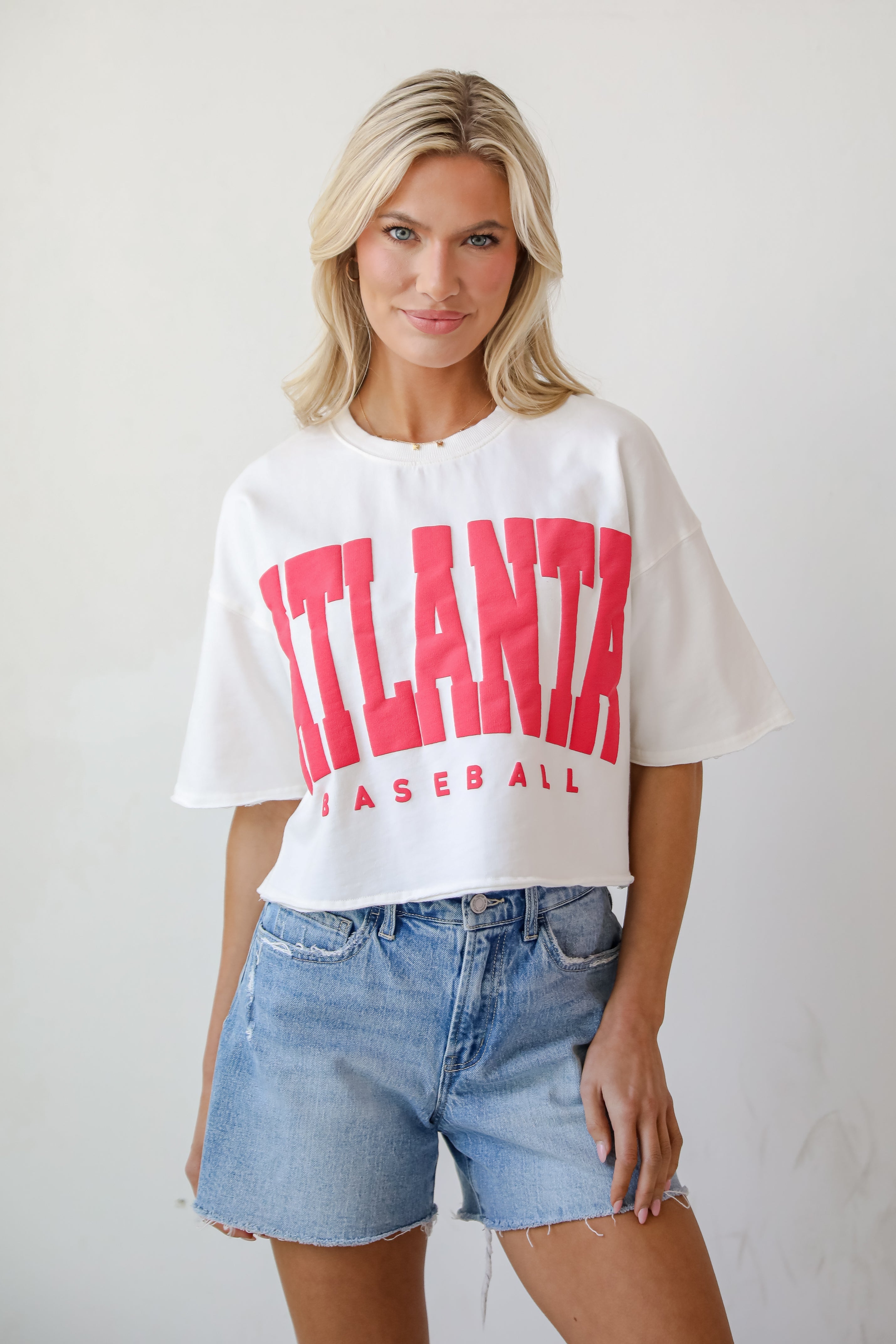 Atlanta Baseball Cropped Tee